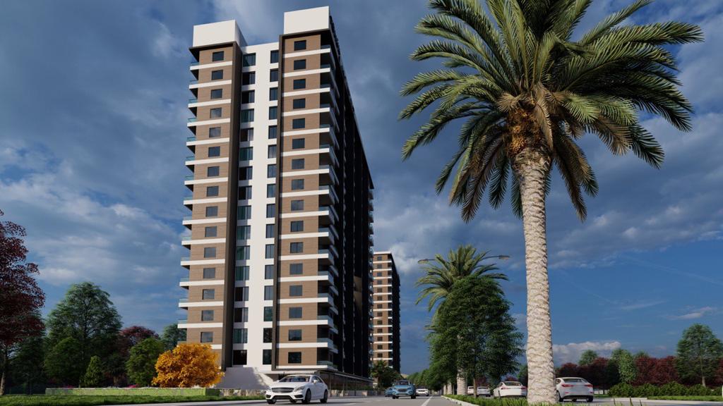 Квартира 1+2 в Мерсин, Турция № 32278