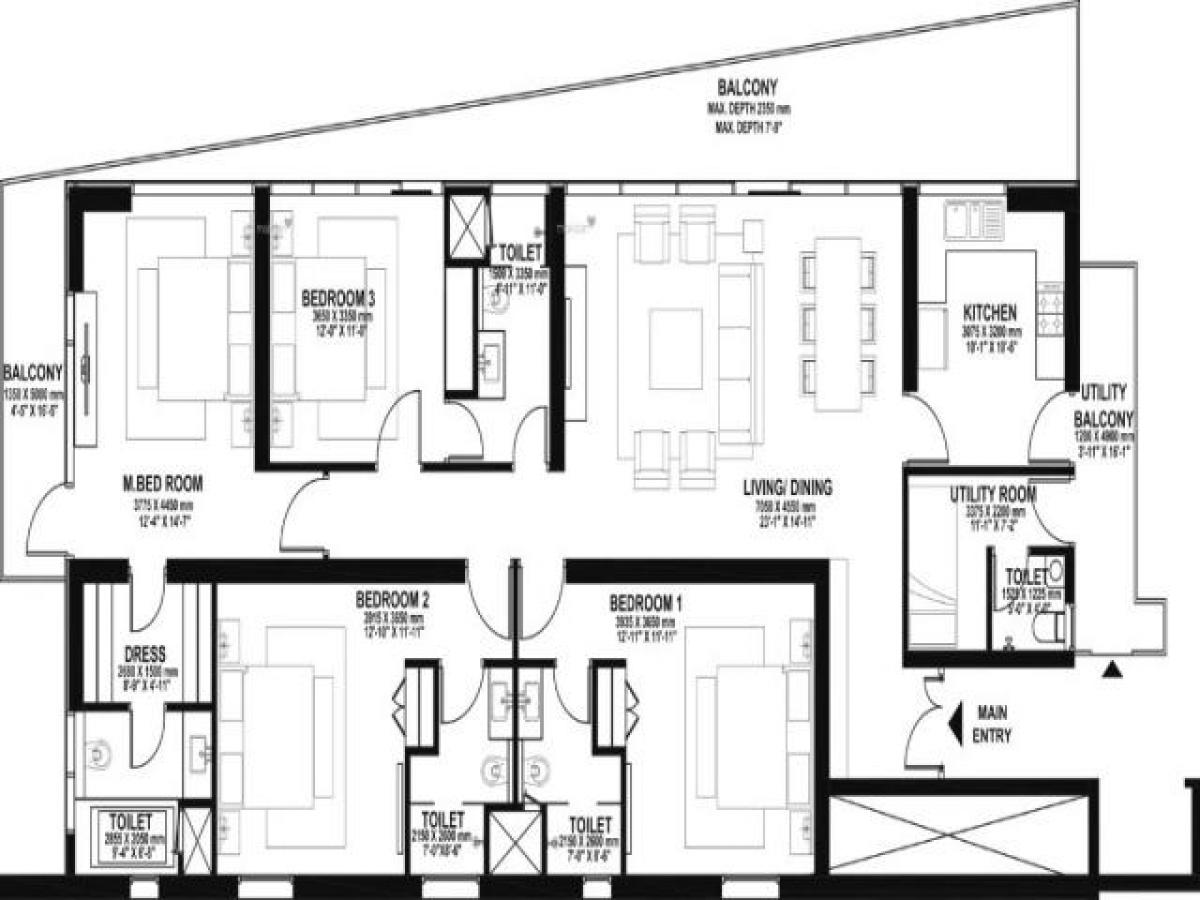 4 bedrooms House in Gurgaon, India No. 13257