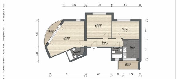 Apartamento de 3 habitaciónes en Dusseldorf, Germany No. 344092 10