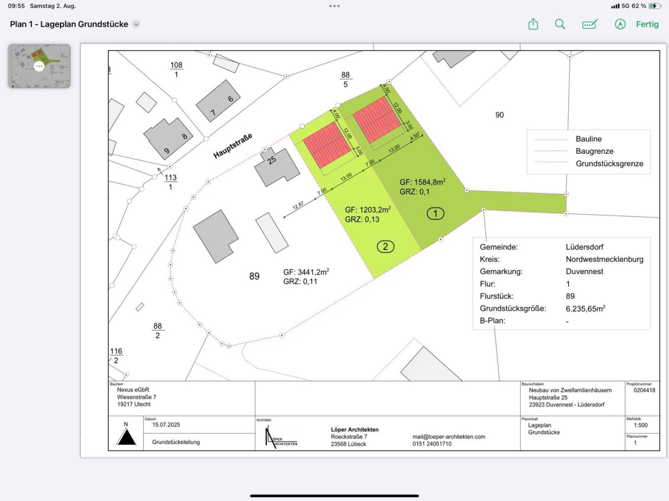  Land in Lubeck, Germany No. 231859