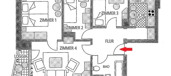 3 Schlafzimmer Wohnung in Hamburg-Nord, Germany, Nr. 356480 3