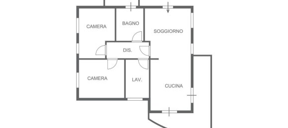 3 rooms Apartment in Pesaro, Italy No. 33093 27