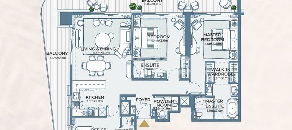 2 bedrooms Apartment in Al Marjan Island, UAE No. 101950 18