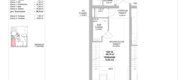 2 rooms Apartment in Meidling, Austria No. 260666 7