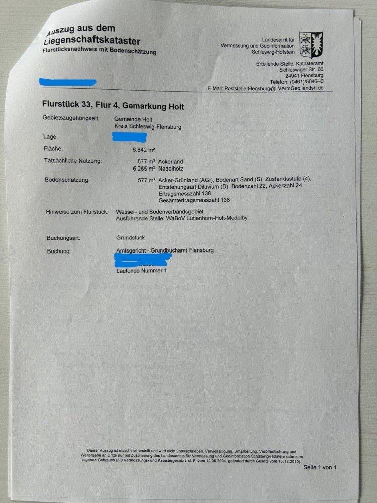 Grundstück in Flensburg, Germany, Nr. 364378