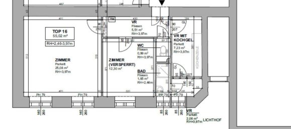 2-Zimmer Wohnung in Rudolfsheim-Funfhaus, Austria, Nr. 208560 12