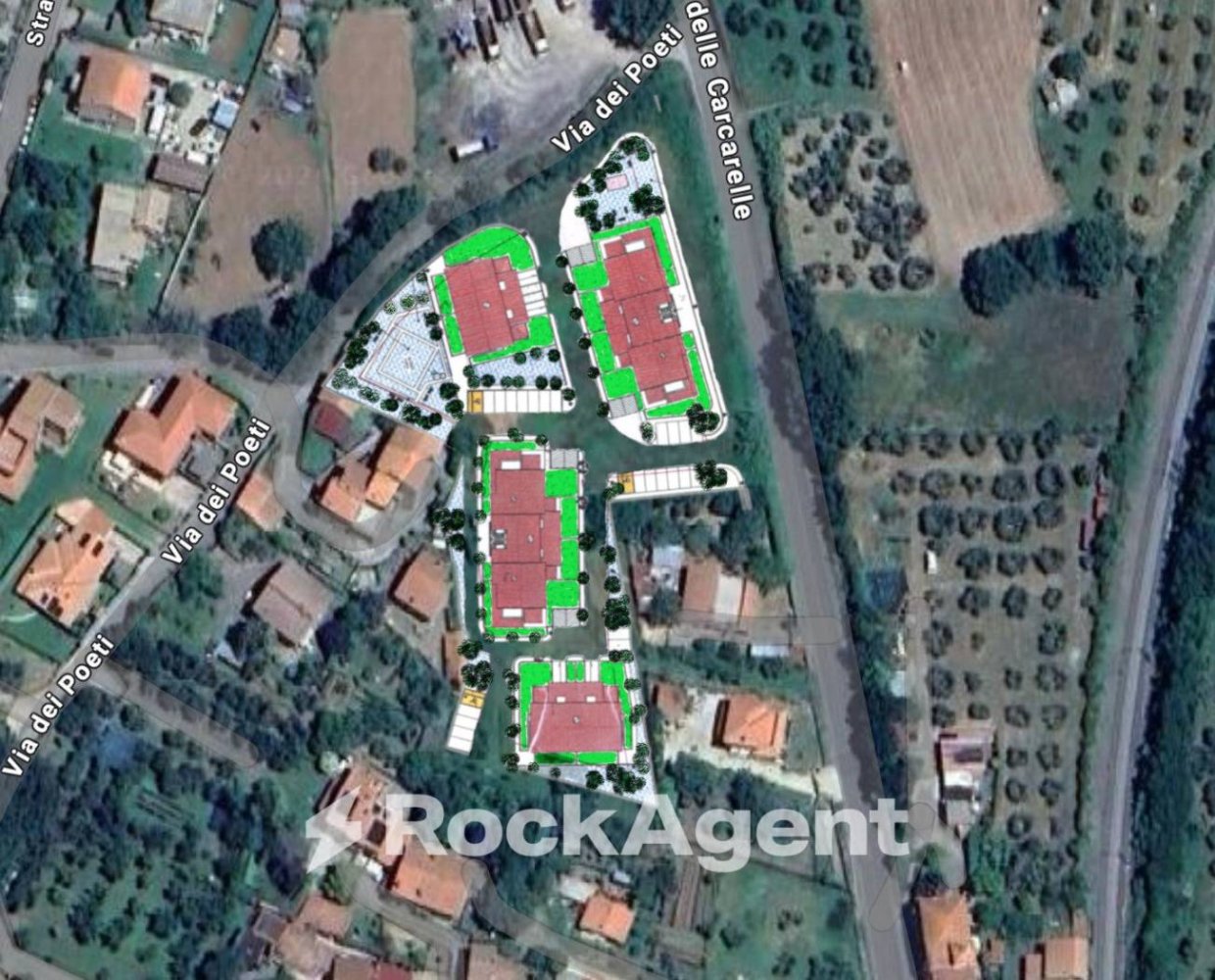 Terreno em Vetralla, Italy 7241 m² N.º 317306