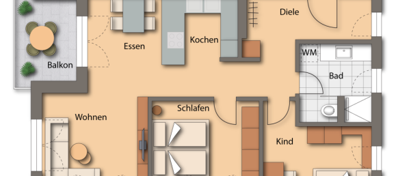 Apartamento de 3 divisões em Neustadt an der Waldnaab, Germany N.º 317899 13
