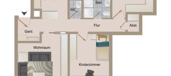 3غرفة شقة في Boblingen, Germany رقم 61959 6