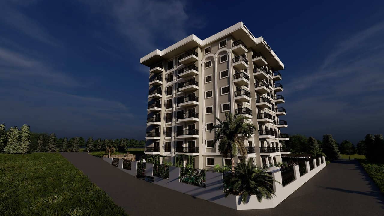 Apartment 1+1 in Dream Homes Taner Savut, Alanya, Turkey No. 38921