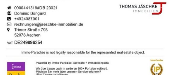 Квартира с 1 спальней в Ахен, Германия № 31959 3