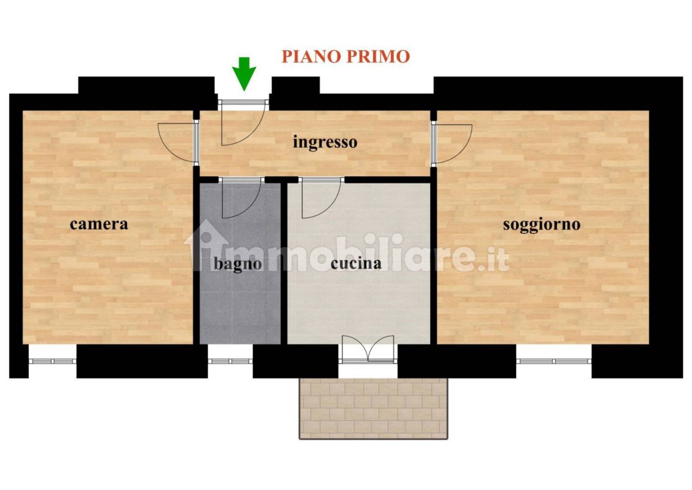 1 bedroom Apartment in Rome, Italy No. 218277