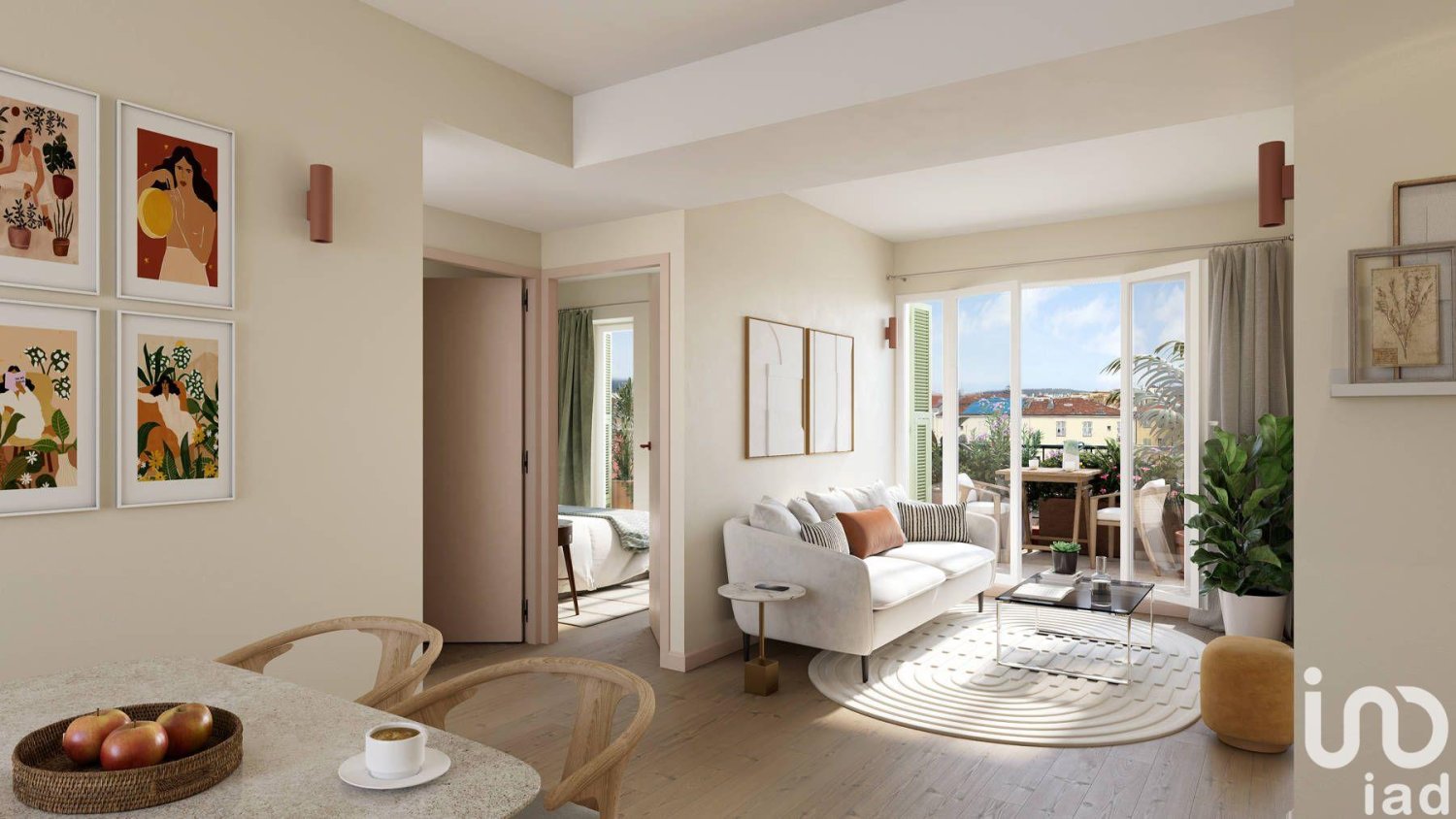 2 bedrooms Apartment in Nice, France No. 293068