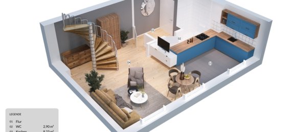 Duplex de 2 divisões em Mitte, Germany N.º 326381 9