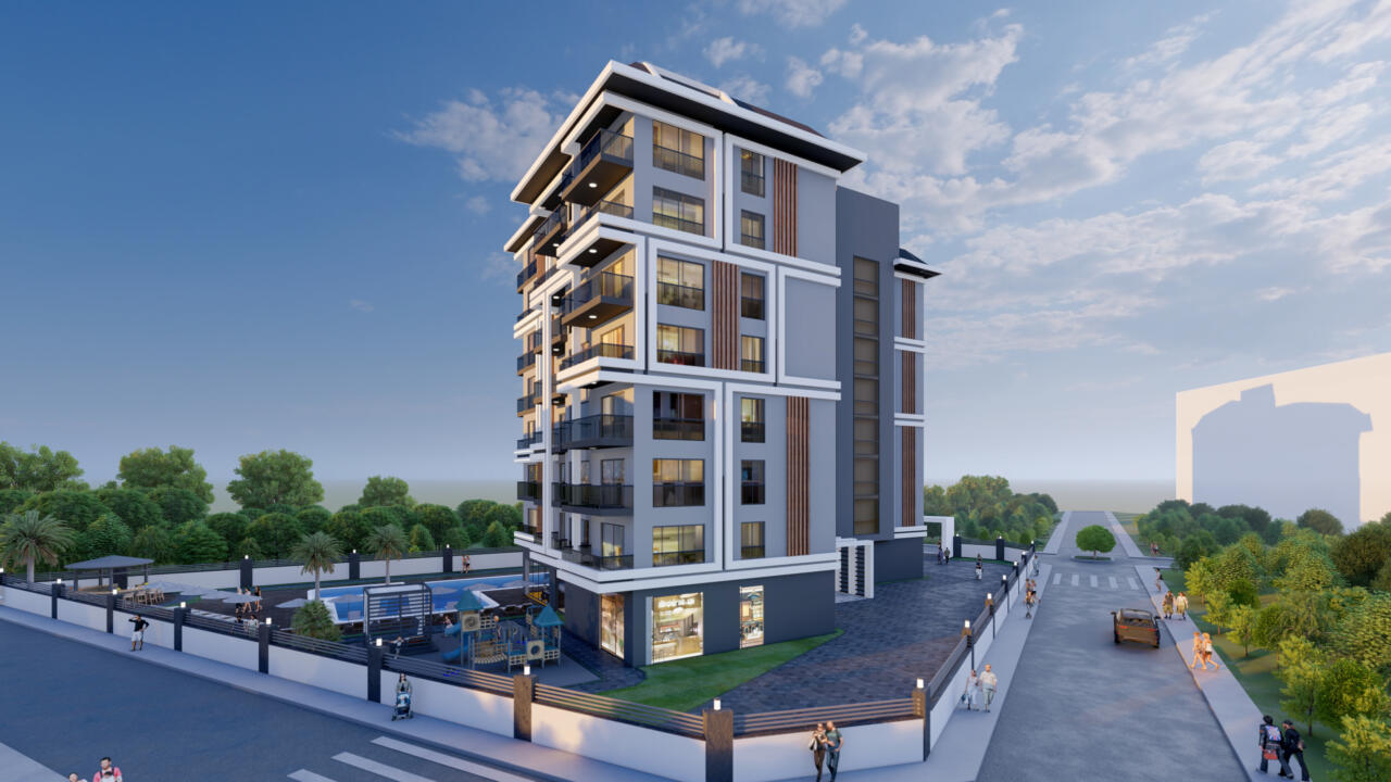 Wohnung 1+1 in Alanya, Turkey, Nr. 31031