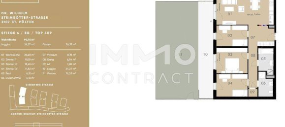 3 bedrooms Apartment in St. Polten, Austria No. 3273 16