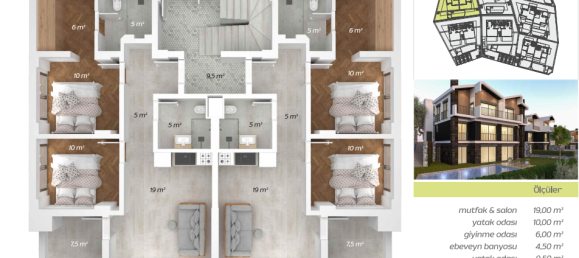 Villa 3+1 in Gökova, Turkey, Nr. 20523 4