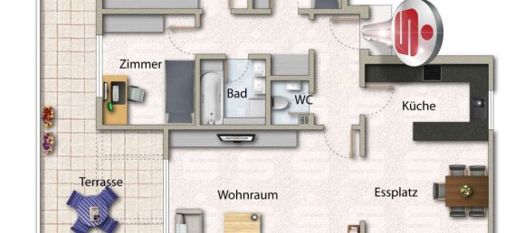 4 rooms Penthouse in Goppingen, Germany No. 318584 2