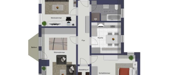 3 rooms Apartment in Erfurt, Germany No. 276290 10