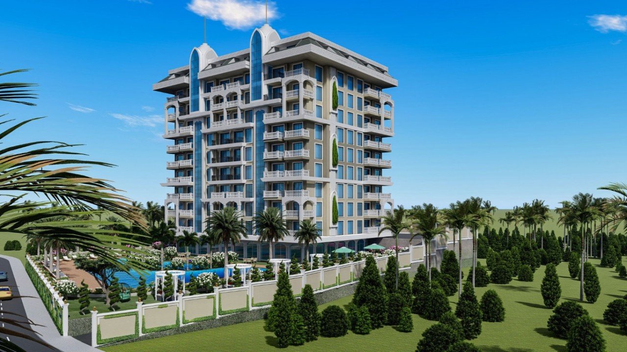 Apartment 1+1 in Alanya, Turkey No. 4461