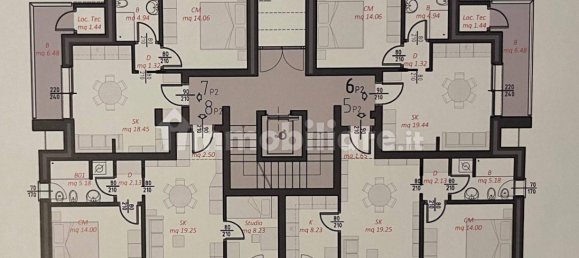 Квартира с 3 спальнями в Галларате, Италия № 146774 10