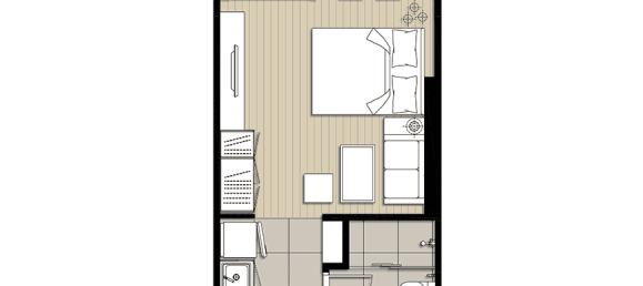 Studio in the Condo in Bangkok, Thailand No. 2340 11