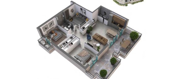 3 bedrooms Penthouse in Kotor, Montenegro No. 201 9