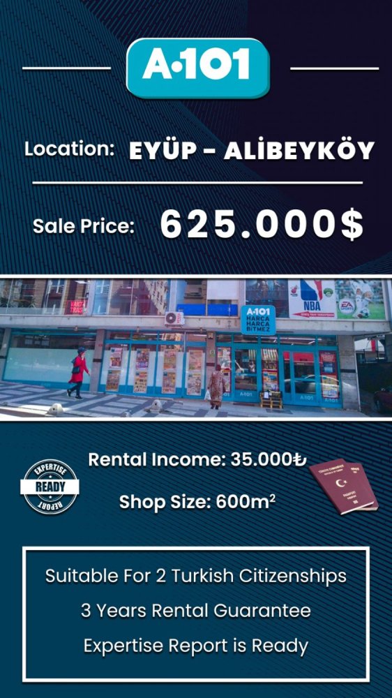 1 room Commercial property in Istanbul, Turkey No. 4382