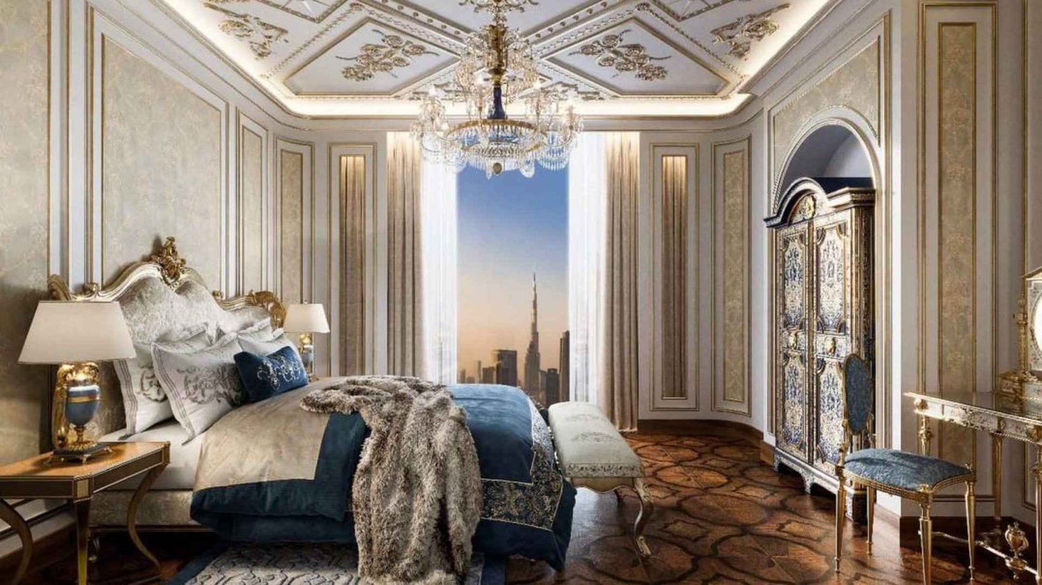 1 غرف نوم شقة في Burj Azizi, Sheikh Zayed Road, UAE رقم 64135