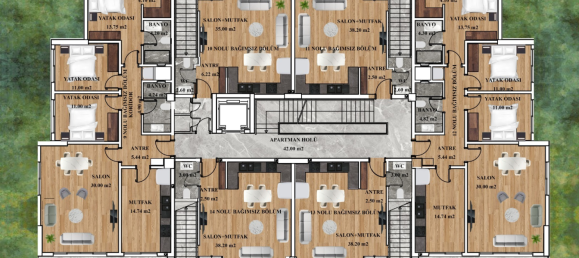 Apartment 3+1 in Marmaris, Turkey No. 22268 3