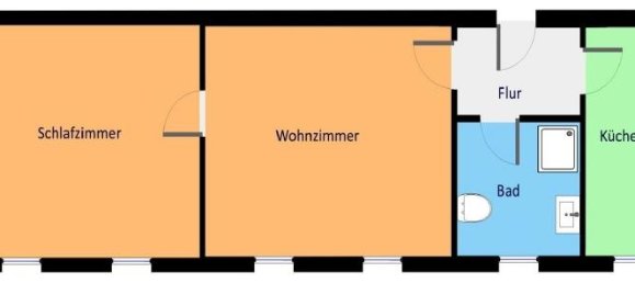 2-Zimmer Wohnung in Lommatzsch, Germany, Nr. 64149 2
