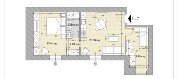 1 Schlafzimmer Wohnung in Rome, Italy, Nr. 332886 7