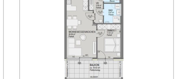 2-salle Appartement à Graz, Austria No. 61242 5