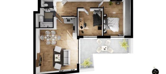 Apartamento T2 em Vienna, Austria N.º 240367 31