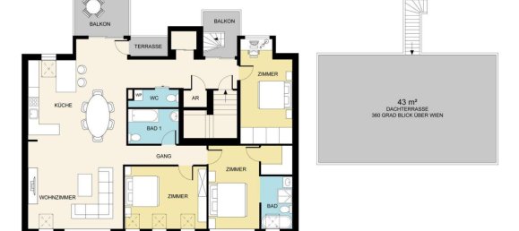 4-Zimmer Penthouse in Ottakring, Austria, Nr. 73965 11