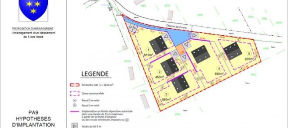 Grundstück in Provin, France 519m², Nr. 281618 2