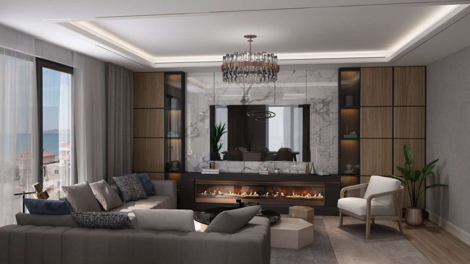 Квартира 3+1 в Стамбул, Турция № 17075