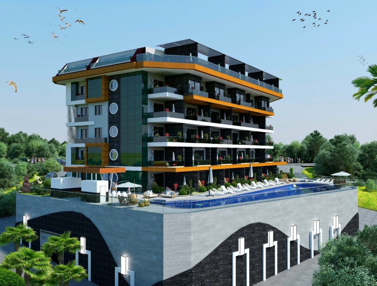Apartment 1+1 in Kestel, Turkey No. 2731