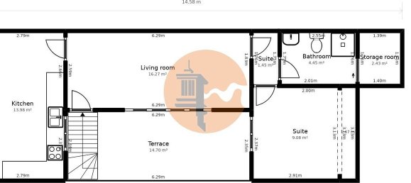 Edificio de 2 dormitorios en Vila Real de Santo Antonio, Portugal No. 127583 43