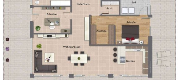 Ático de 3 dormitorios en Furth, Germany No. 180603 11