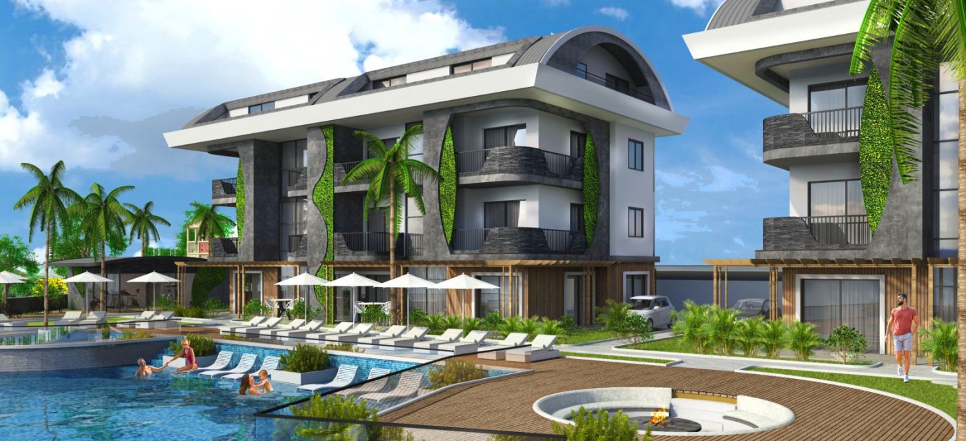 Apartamento de 1+1 en Oba, Turkey No. 10811