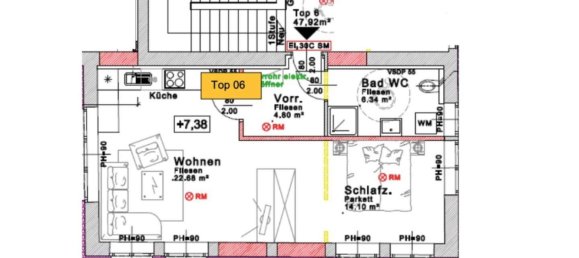 2-Zimmer Wohnung in Enns, Austria, Nr. 252261 10