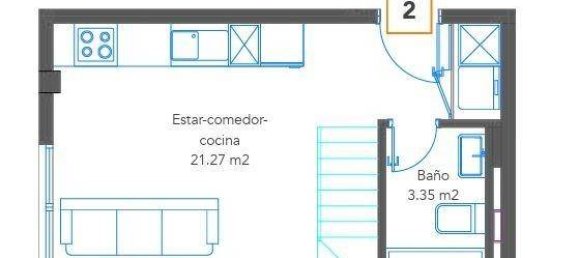 Apartamento T2 em Las Palmas De Gran Canaria, Spain N.º 98362 4