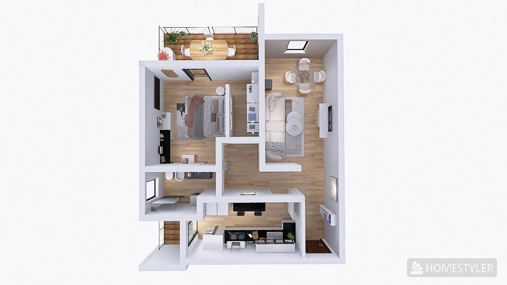 2 rooms Apartment in Rome, Italy No. 89460