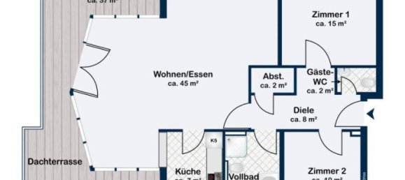 2 bedrooms Penthouse in Wandsbek, Germany No. 366839 11