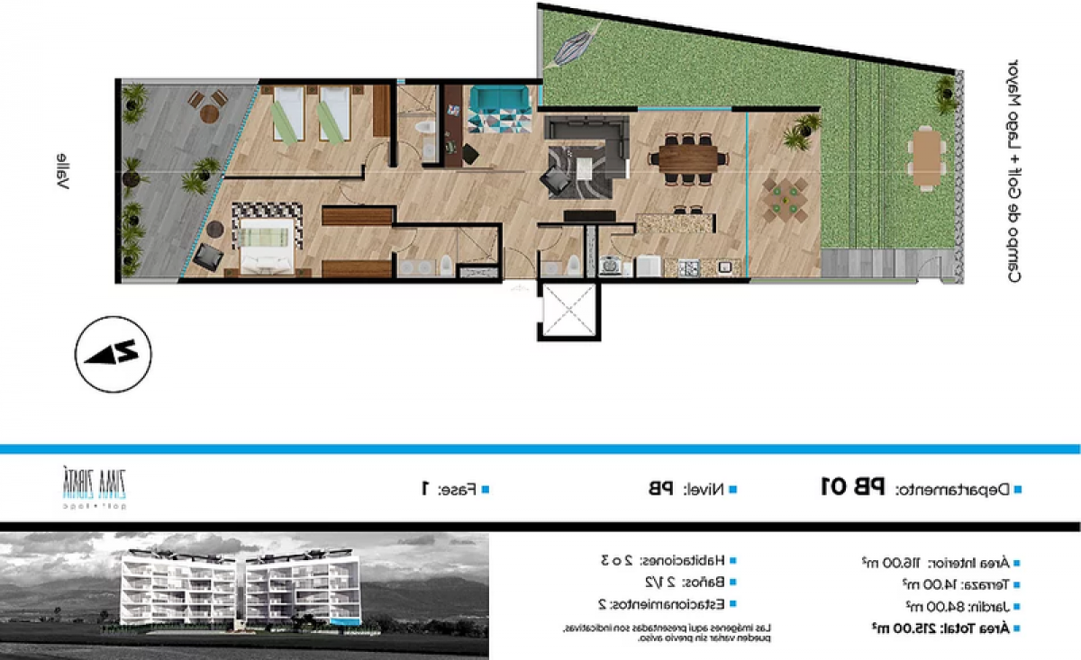 3 Schlafzimmer Wohnung in Queretaro, Mexico, Nr. 151892