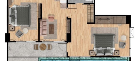 2 Schlafzimmer Wohnung in Rawayana Beachfront Village, Phuket, Thailand, Nr. 30013 8