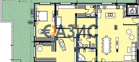 3 chambres Appartement à Nesebar, Bulgaria No. 1015 2