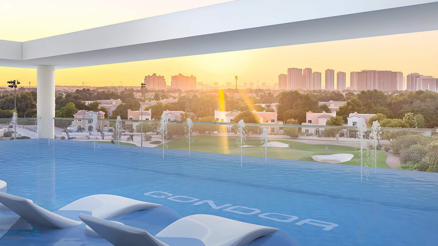 Квартира с 2 спальнями в Golf Links 18, Dubai Sports City, ОАЭ № 64130