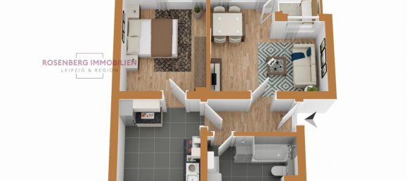 Квартира с 1 спальней в Лейпциг, Германия № 336566 2
